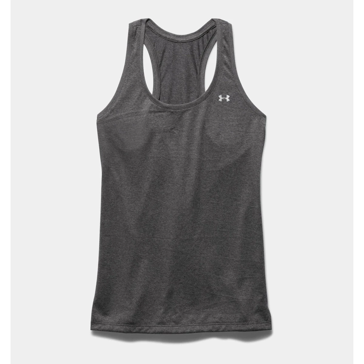 Under Armour Women's Carbon Heather UA Tech Tank 1 Under Armour Women's Carbon Heather UA Tech Tank