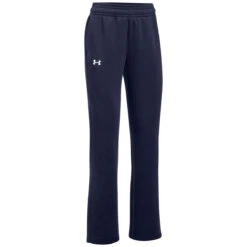 Under Armour Women's Midnight Navy Hustle Fleece Pant