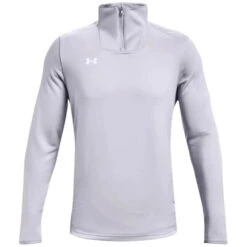 Under Armour Men's Mod Grey/White Command 1/4 Zip