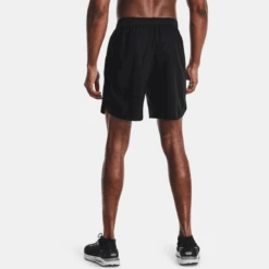 Under Armour Men's Black UA Launch Run 7" Shorts -Best Clothing Shop 1361493 001 Model Back