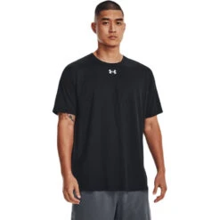 Under Armour Men's Black Team Tech Tee -Best Clothing Shop 1376842 001 HTF