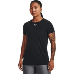 Under Armour Women's Black Team Tech Tee 6 Under Armour Women's Black Team Tech Tee -Best Clothing Shop 1376847 001 HTF