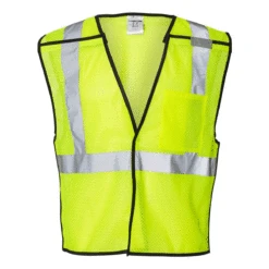 ML Kishigo Men's Lime One-Pocket Breakaway Vest