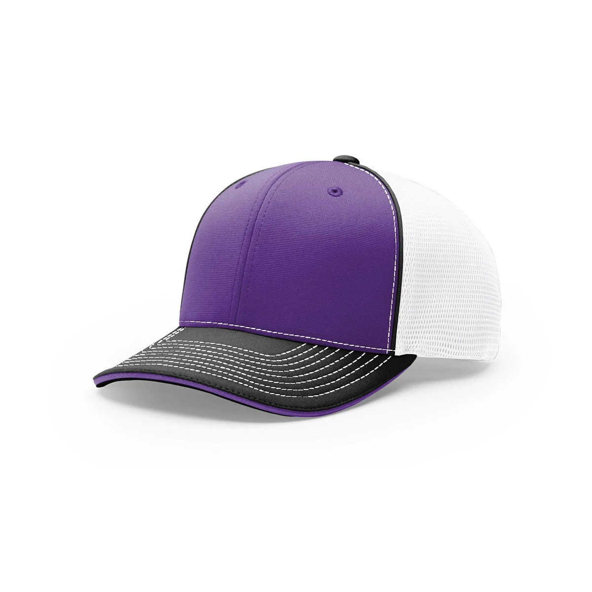 Richardson Purple/White/Black On-Field Tri-Color Pulse SportMesh R-Flex Cap 1 Richardson Purple/White/Black On-Field Tri-Color Pulse SportMesh R-Flex Cap