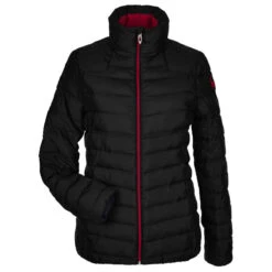 Spyder Women's Black/Red Supreme Puffer Jacket