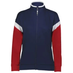Holloway Women's Navy/White/Scarlet Limitless Jacket