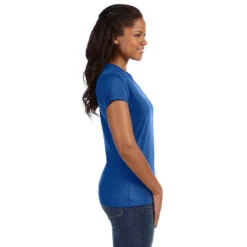 LAT Women's Vintage Royal Fine Jersey T-Shirt -Best Clothing Shop 3505 Vintage Royal HTS