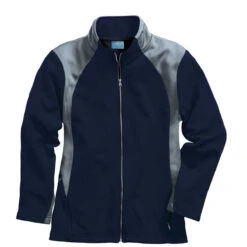 Charles River Women's Navy/Grey Hexsport Bonded Jacket