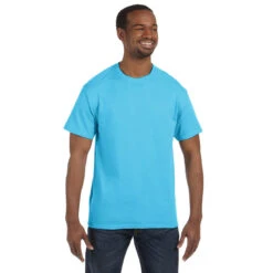 Hanes Men's Blue Horizon 6.1 Oz. Tagless T-Shirt