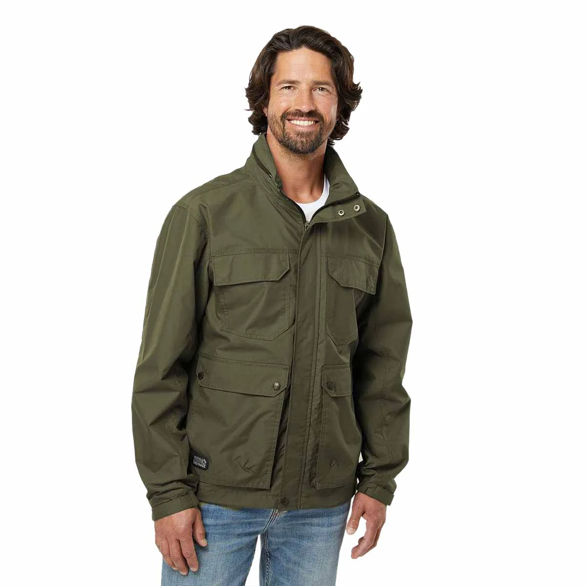 Dri Duck Men's Olive Field Jacket 3 Dri Duck Men's Olive Field Jacket - Image 3