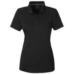 Puma Golf Women's Puma Black Gamer Golf Polo