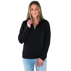 Charles River Women's Black Franconia Quilted Pullover -Best Clothing Shop 5368 010 3
