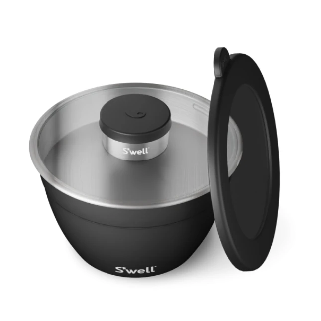 S'well Onyx 64oz Salad Bowl Kit 2 S'well Onyx 64oz Salad Bowl Kit - Image 2