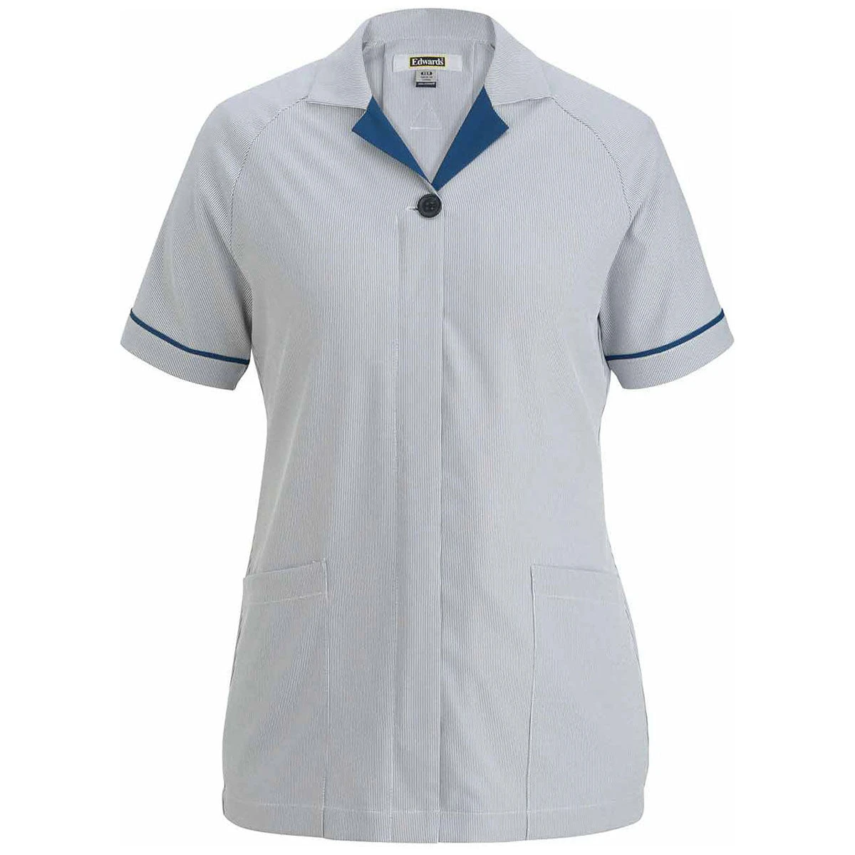 Edwards Women's Navy Peony Pincord Pincord Ultra-Stretch Tunic 1 Edwards Women's Navy Peony Pincord Pincord Ultra-Stretch Tunic