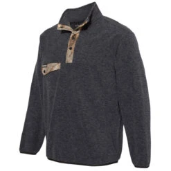 Dri Duck Men's Charcoal Realtree Xtra Denali Mountain Fleece Pullover -Best Clothing Shop 7352 Charcoal Realtree Xtra S