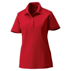 Extreme Women's Classic Red Eperformance Shield Snag Protection Short-Sleeve Polo