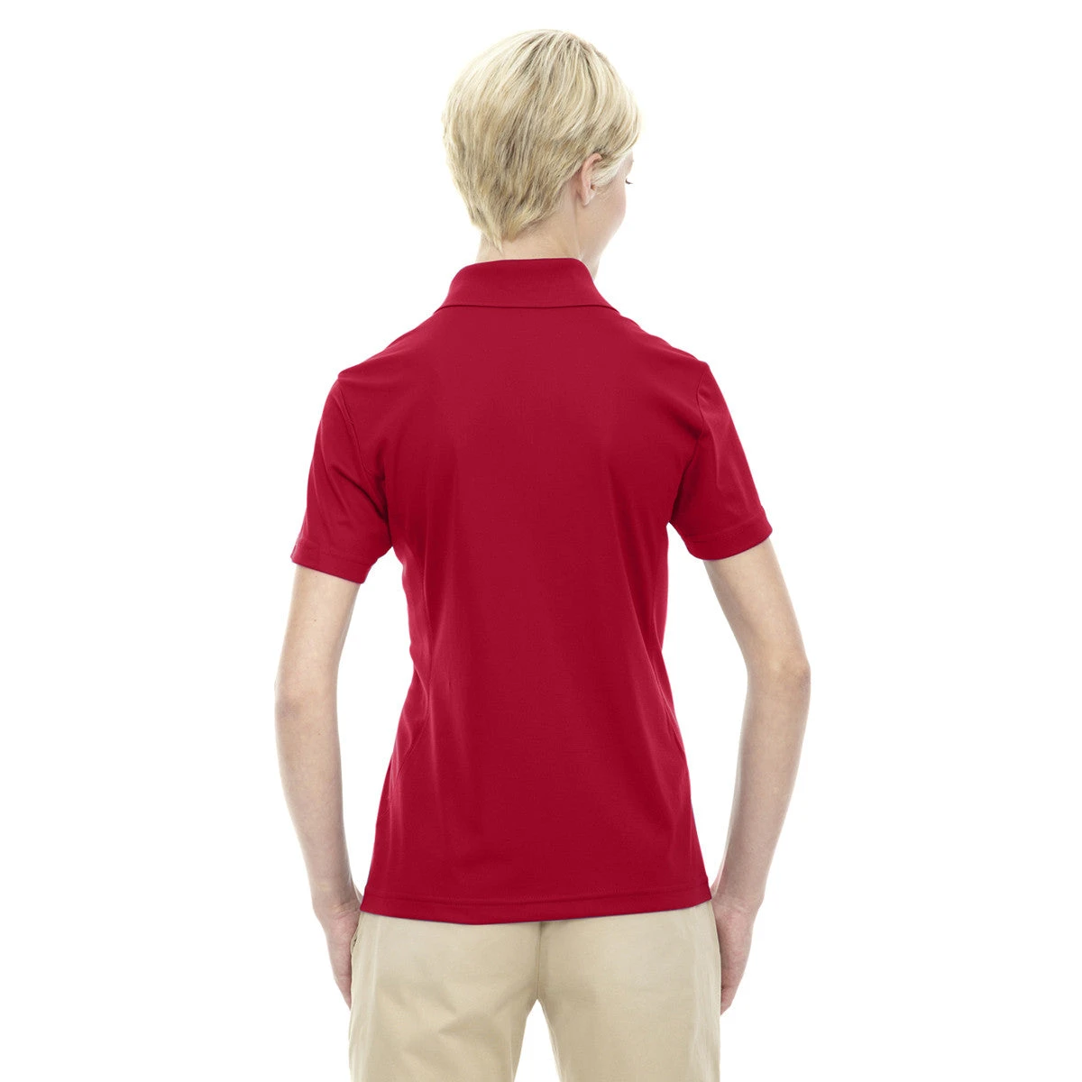 Extreme Women's Classic Red Eperformance Shield Snag Protection Short-Sleeve Polo 3 Extreme Women's Classic Red Eperformance Shield Snag Protection Short-Sleeve Polo - Image 3