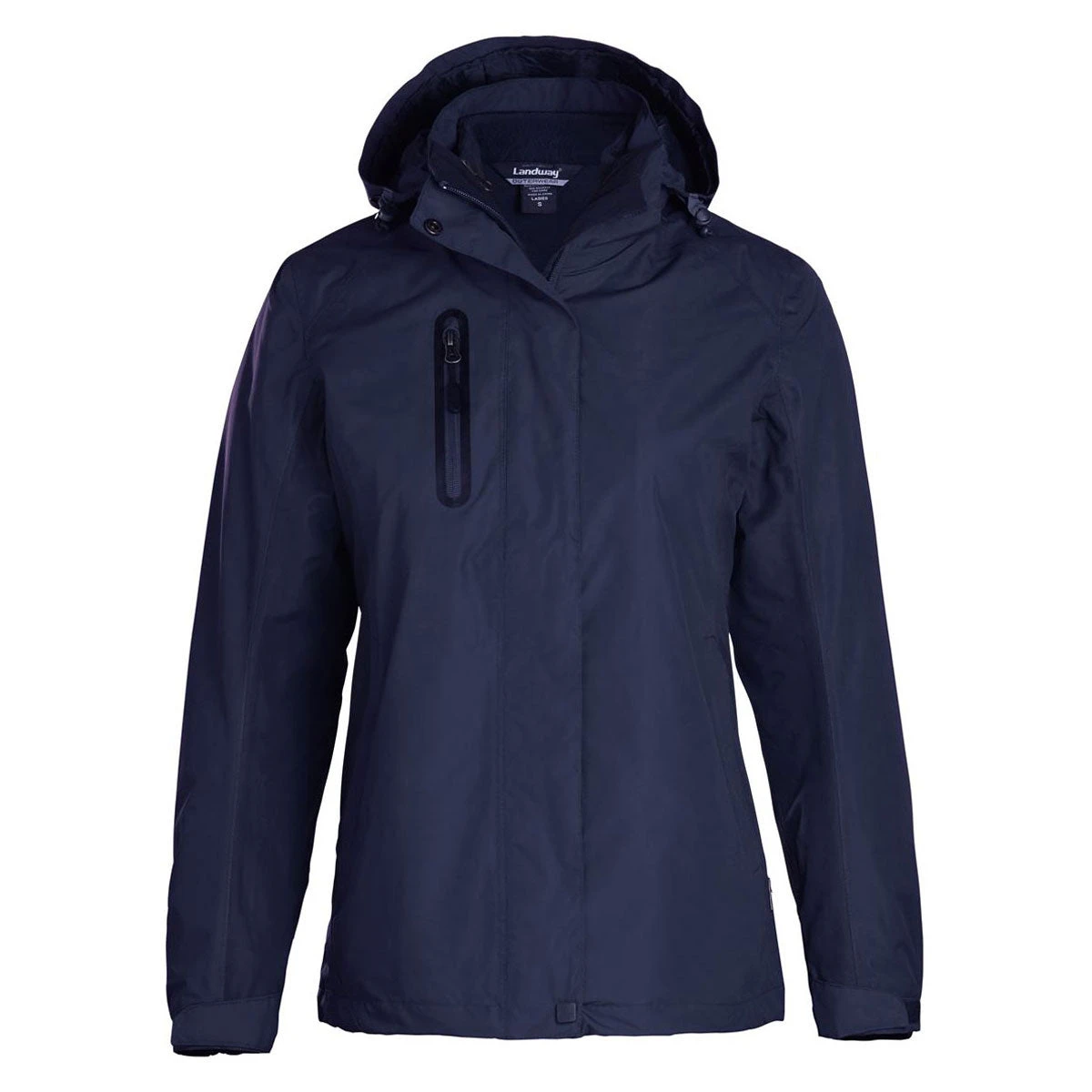 Landway Women's Navy Pathfinder 3-in-1 Parka 1 Landway Women's Navy Pathfinder 3-in-1 Parka