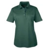 Core 365 Women's Forest Origin Performance Pique Polo With Pocket