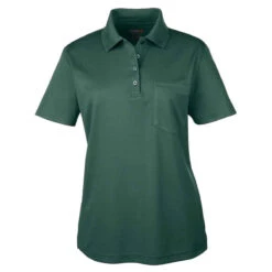Core 365 Women's Forest Origin Performance Pique Polo With Pocket