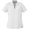 North End Women's White Performance Pique Polo
