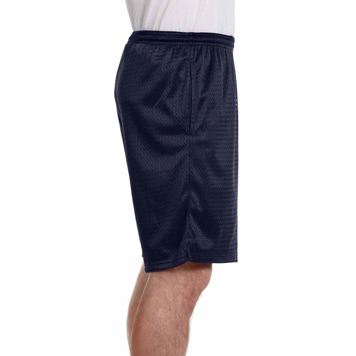 Champion Men's Navy 3.7-Ounce Mesh Short With Pockets 4 Champion Men's Navy 3.7-Ounce Mesh Short With Pockets - Image 4