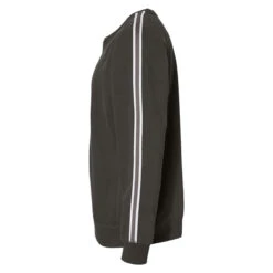 J. America Men's Black Rival Fleece Crewneck Sweatshirt -Best Clothing Shop 8641 Black S