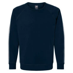 J. America Men's Navy Rival Fleece Crewneck Sweatshirt