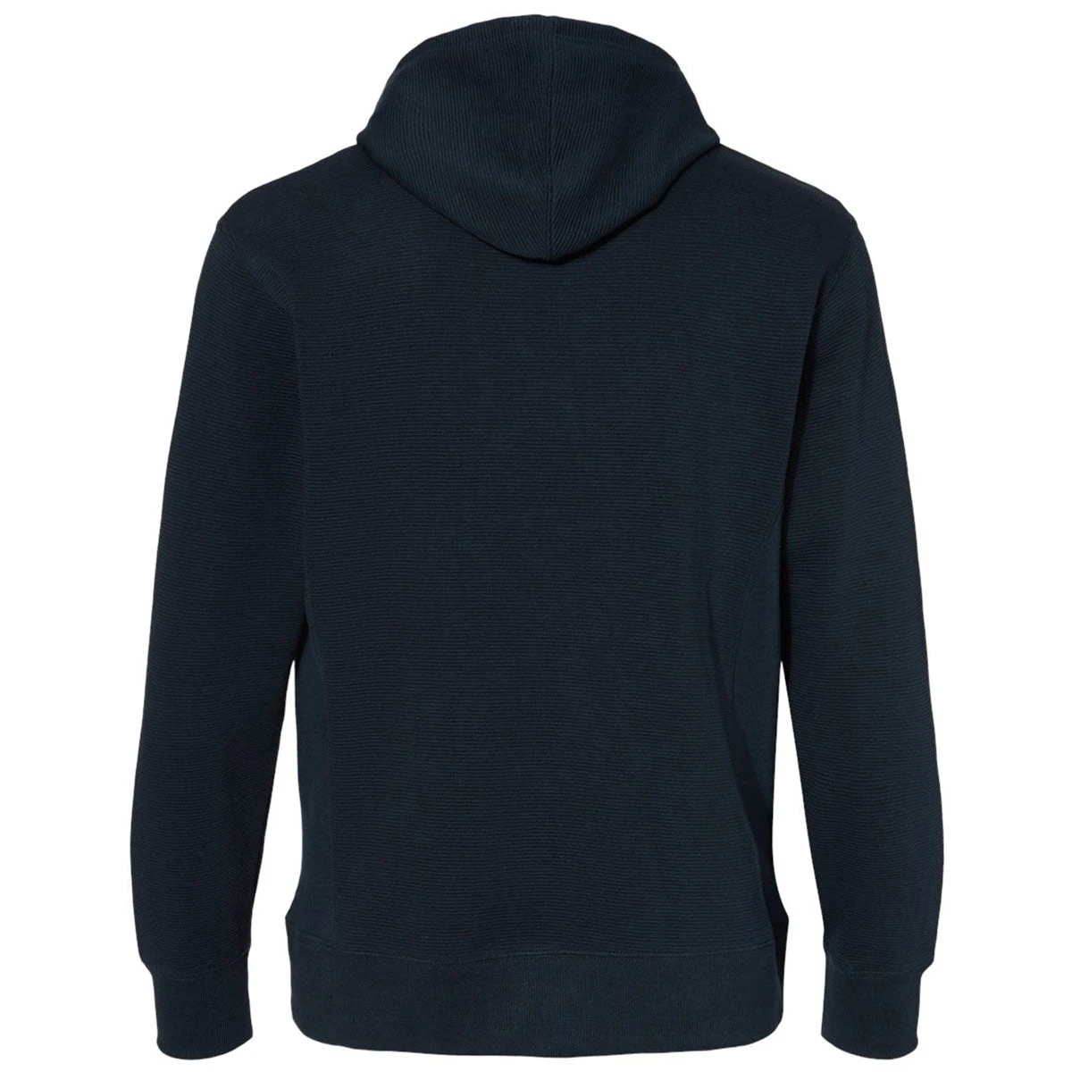 J. America Men's Navy Ripple Fleece Hooded Sweatshirt 2 J. America Men's Navy Ripple Fleece Hooded Sweatshirt - Image 2