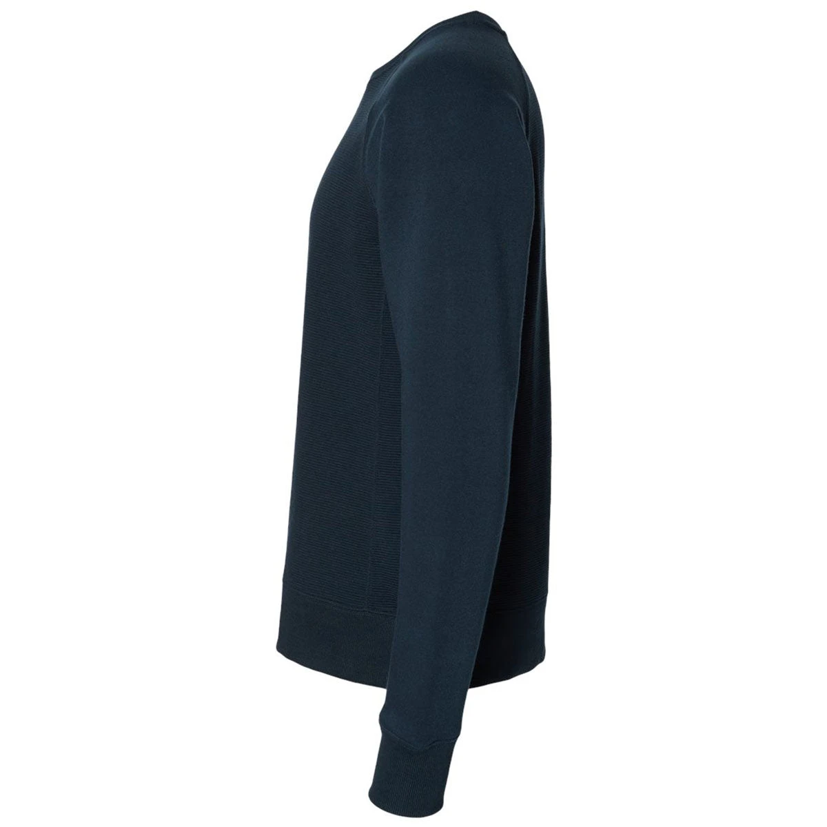 J. America Men's Navy Ripple Fleece Raglan Crewneck Sweatshirt 3 J. America Men's Navy Ripple Fleece Raglan Crewneck Sweatshirt - Image 3