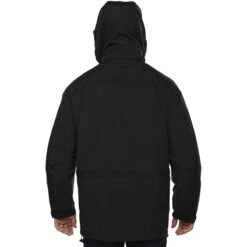 North End Men's Black 3-in-1 Parka With Dobby Trim -Best Clothing Shop 88007 Black HTB