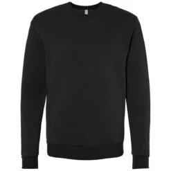 Alternative Apparel Men's Black Eco-Cozy Fleece Sweatshirt