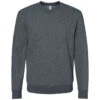 Alternative Apparel Men's Dark Heather Grey Eco-Cozy Fleece Sweatshirt