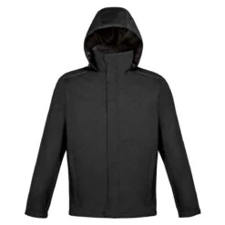 Core 365 Men's Black Region 3-in-1 Jacket With Fleece Liner