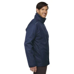 Core 365 Men's Classic Navy Region 3-in-1 Jacket With Fleece Liner -Best Clothing Shop 88205 Classic Navy HTS f8382a4d cfe7 4f46 b376 f67c676eed90