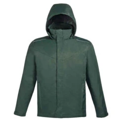 Core 365 Men's Forest Green Region 3-in-1 Jacket With Fleece Liner