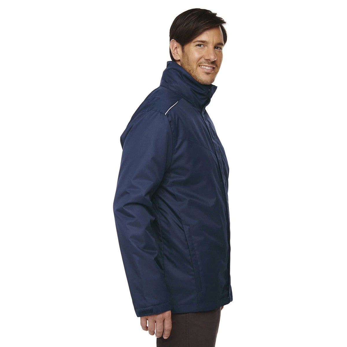 Core 365 Men's Classic Navy Tall Region 3-in-1 Jacket With Fleece Liner 3 Core 365 Men's Classic Navy Tall Region 3-in-1 Jacket With Fleece Liner - Image 3