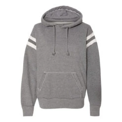 J. America Men's Smoke Vintage Athletic Hooded Sweatshirt