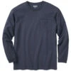 Duluth Men's Navy Longtail T Long Sleeve T-Shirt With Pocket