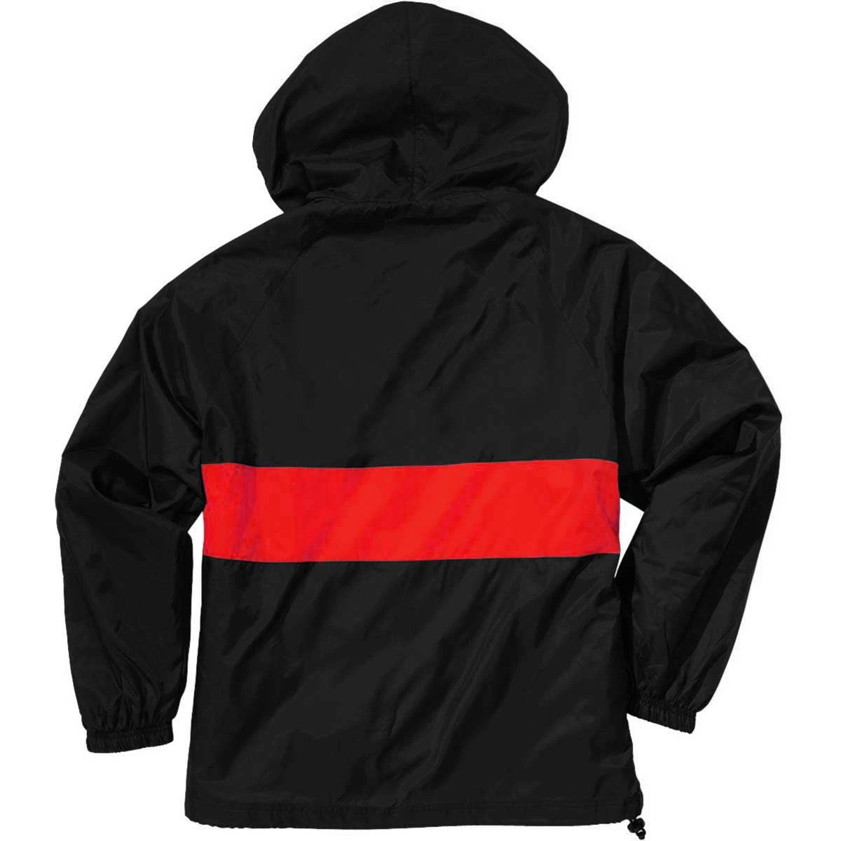Charles River Unisex Black/Red Classic Charles River Striped Pullover 2 Charles River Unisex Black/Red Classic Charles River Striped Pullover - Image 2