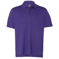 Adidas Golf Men's Collegiate Purple/White Climalite Basic Sport Shirt