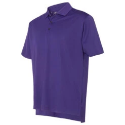 Adidas Golf Men's Collegiate Purple/White Climalite Basic Sport Shirt -Best Clothing Shop A130 Collegiate Purple White S
