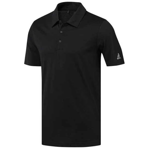 Adidas Golf Men's Black Cotton Hand Polo 1 Adidas Golf Men's Black Cotton Hand Polo