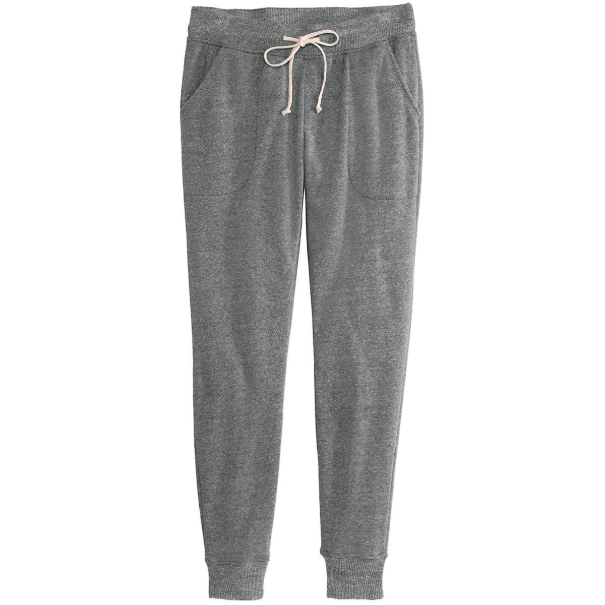 Alternative Apparel Women's Eco Grey Jogger Eco-Fleece Pant 1 Alternative Apparel Women's Eco Grey Jogger Eco-Fleece Pant
