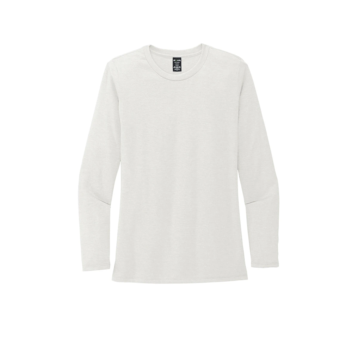 Allmade Women's Fairly White Tri-Blend Long Sleeve Tee 1 Allmade Women's Fairly White Tri-Blend Long Sleeve Tee