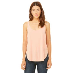Bella + Canvas Women's Peach Flowy Side Slit Tank