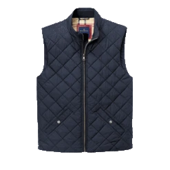 Brooks Brothers Men's Night Navy Quilted Vest