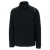 Cutter & Buck Men's Black Tall WeatherTec Cedar Park Full-Zip