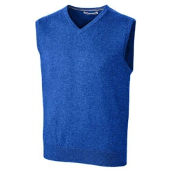 Cutter & Buck Men's Tour Blue Tall Lakemont V-Neck Vest