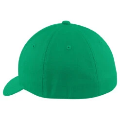 Port Authority Kelly Green Flexfit Cotton Twill Cap -Best Clothing Shop C813 KellyGreen back B